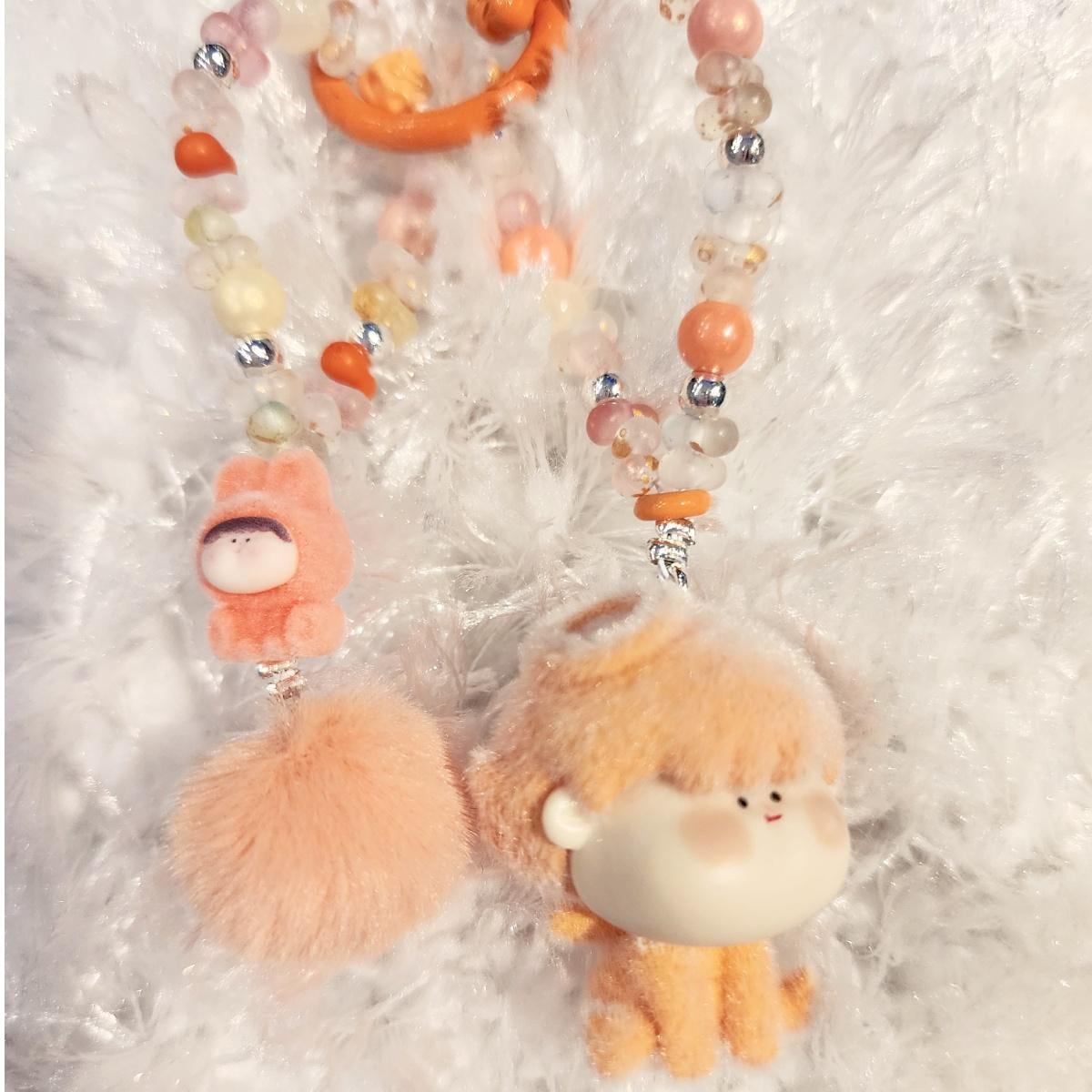 Authentic Cute Bean handmade with painted beads Mother's Day