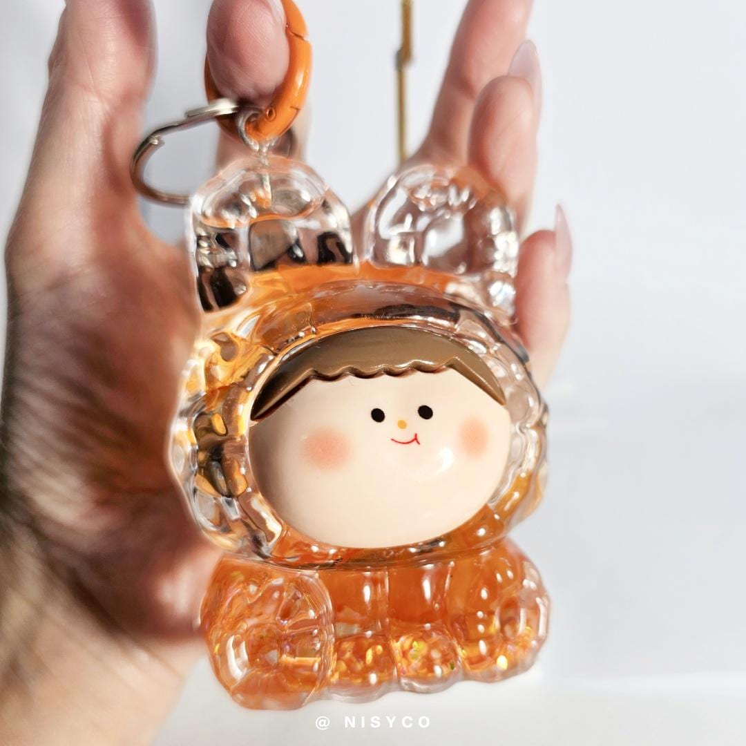 Authentic AMLSS Bean handmade painted beads keychain or phone charm Kawaii Japan | Cute Chain Christmas Gift