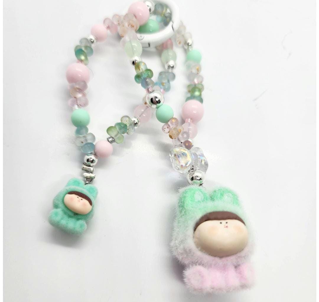 Authentic Cute Bean handmade with painted beads Mother's Day