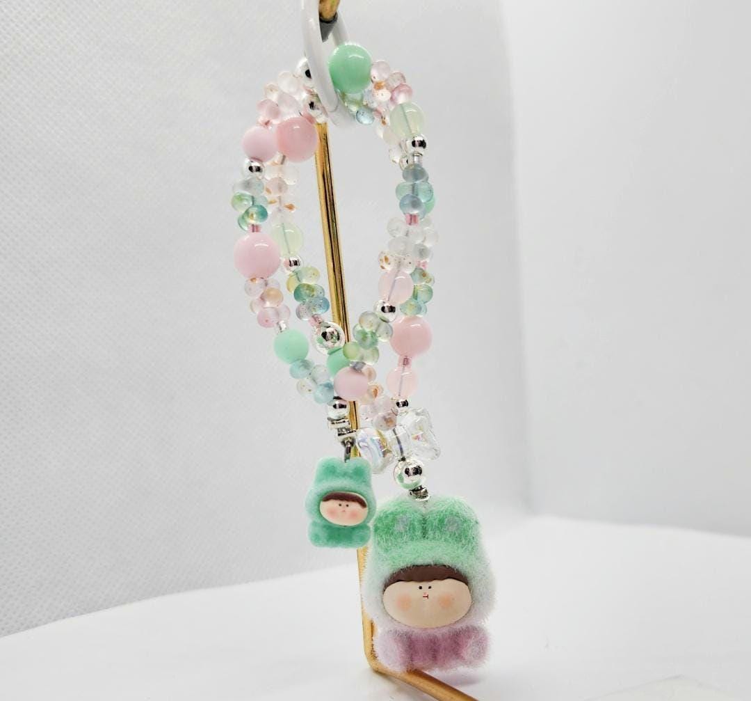 Authentic Cute Bean handmade with painted beads Mother's Day