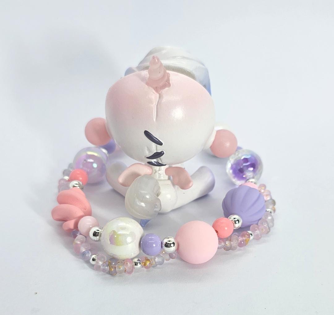 Skull Panda beaded handmade keychain and figure Kawaii Japan | Lowered shipping cost GiftDay