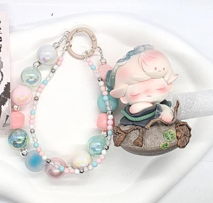 Popmart Dimoo Stories in the Cup - Sachet Lotus Authentic with beaded chain - all accessories and box avaliable