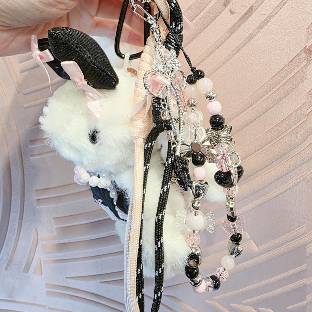 Handmade Labubu and other dolls Plushy keychain, or bag charm