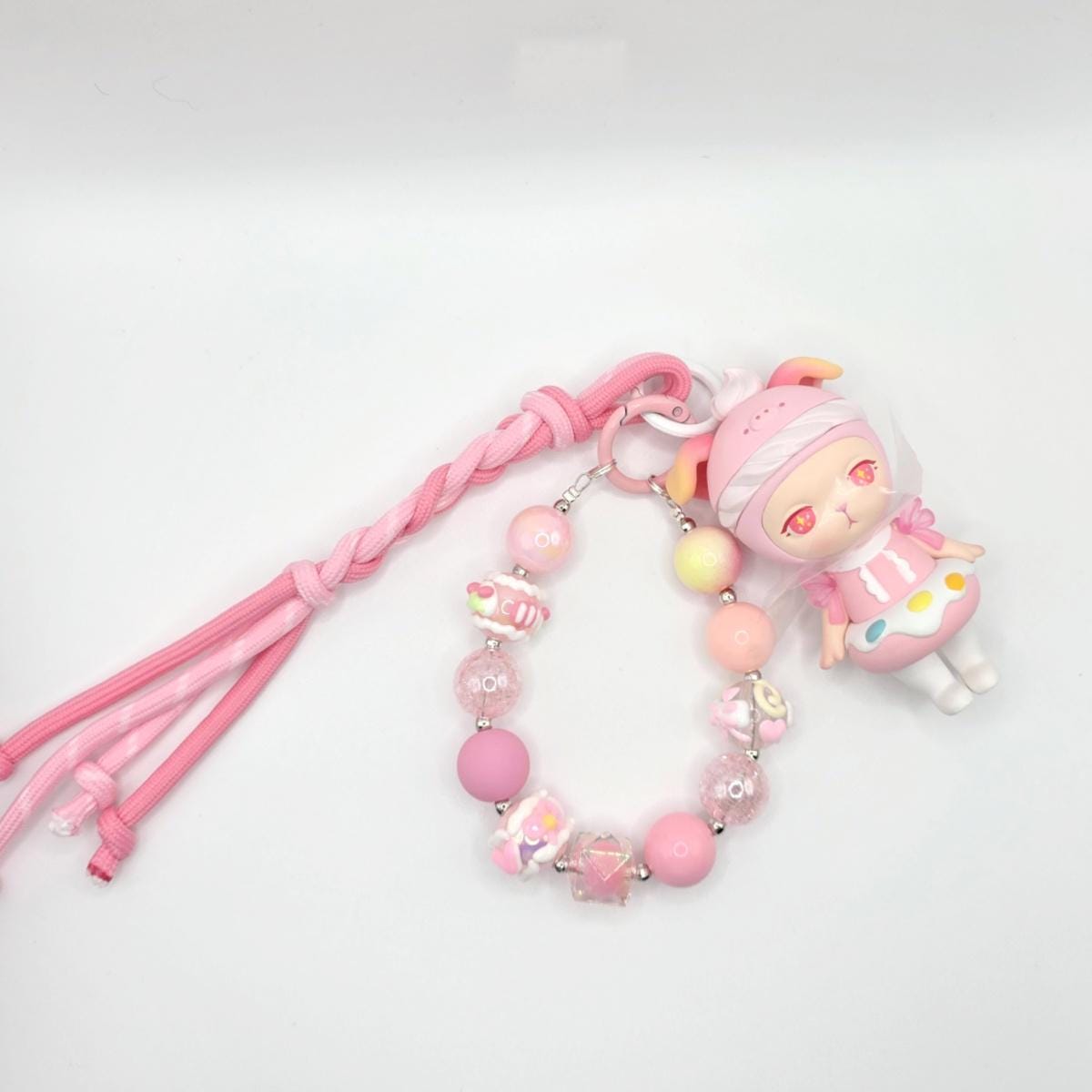 Authentic Popmart BUNNY horoscope beaded keychain and Authentic Figure Kawaii | Cute Chain Gift