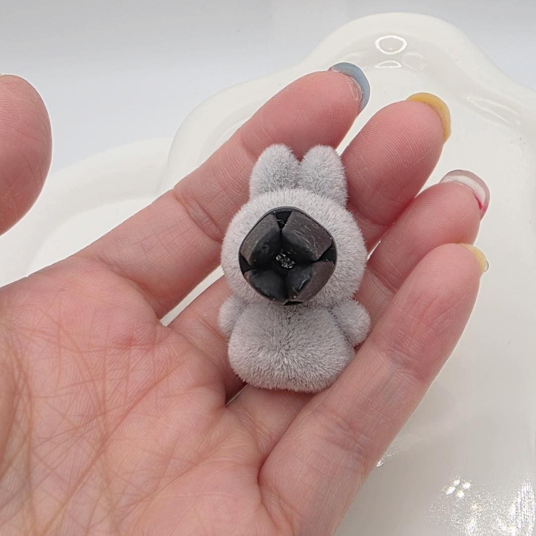 Labubu The Monsters soft short fur Bean! one-of-a-kind handmade pen!