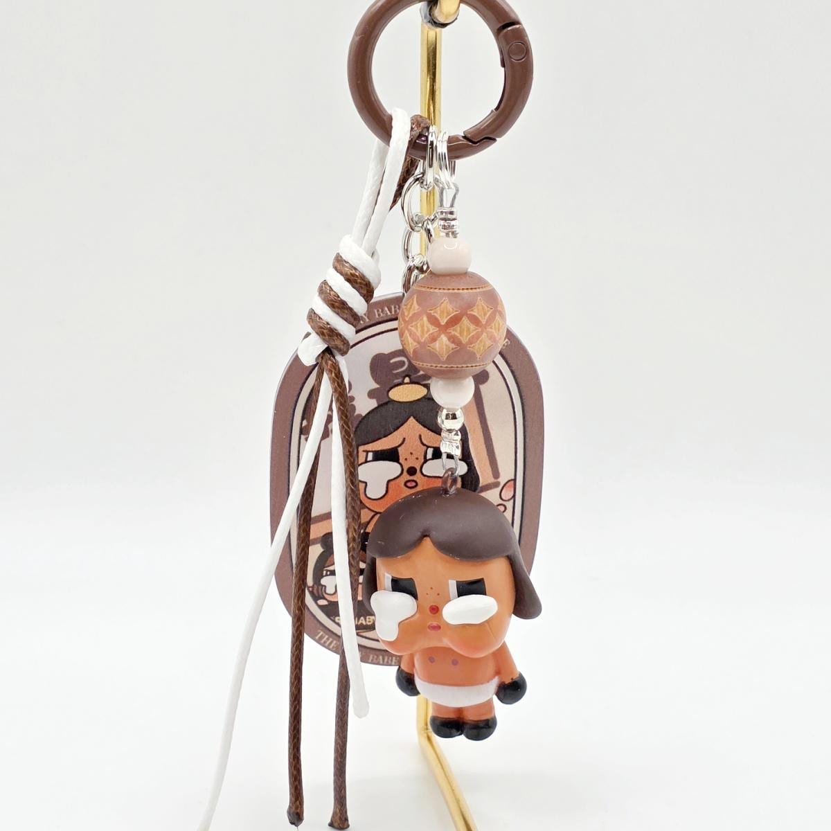 Crybaby Crying Again handmade medium sized bean beaded keychain or phone charm | Kawaii Japan | Cute Chain Gift