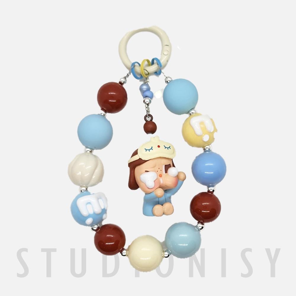 StudioNisy Mini bean Crybaby crying again unique beaded keychain