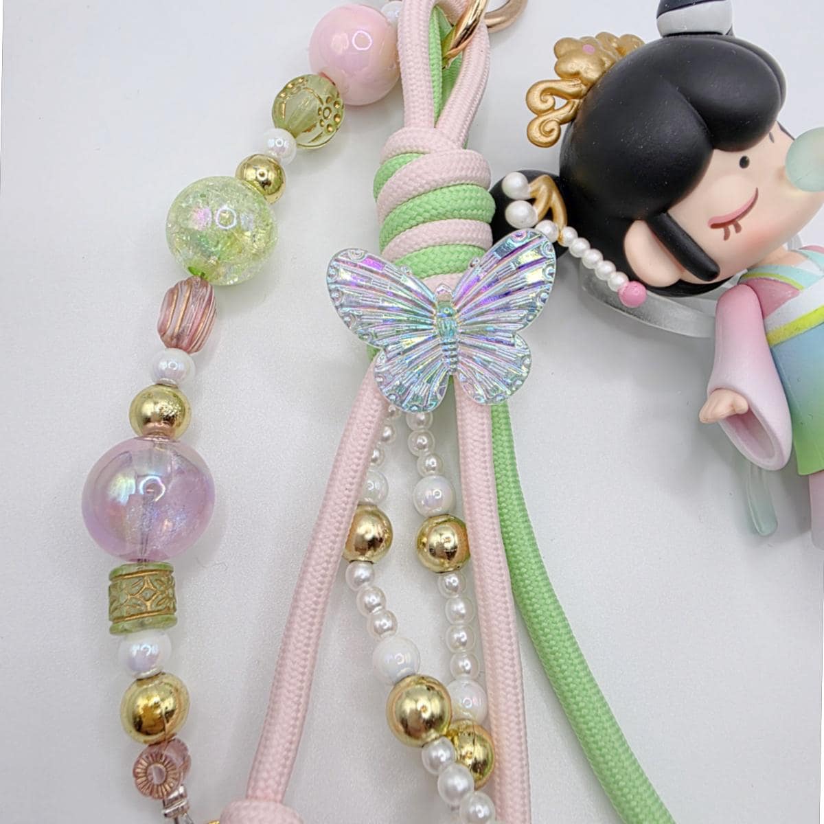 StudioNisy Blindbox Authentic Rolife Nanci keychain with beaded chain | phone or bag charm | Chinese Character