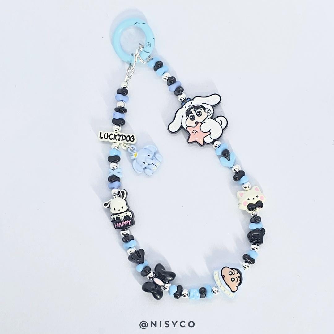 Nisi Handmade keychain/phone strap molly zsiga pucky dora
