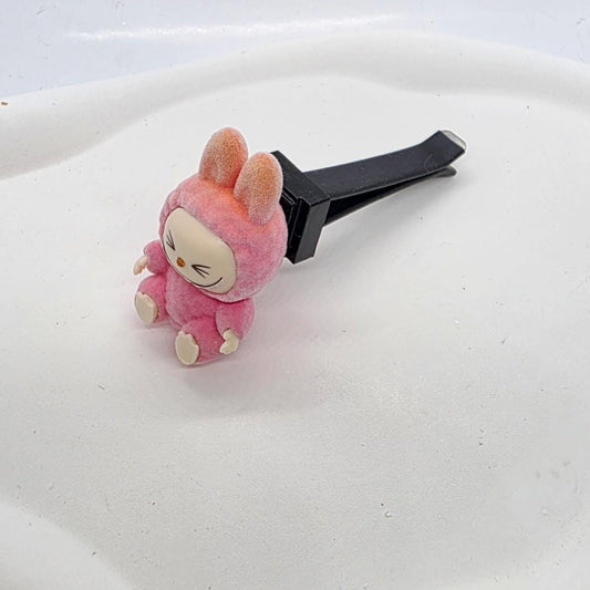 Labubu The Monsters soft short fur Bean! one-of-a-kind handmade pen!
