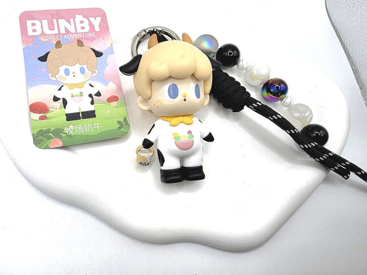 Discounted BUNNY beaded keychain and Authentic Figure Kawaii | Cute Chain Gift Mother's Day