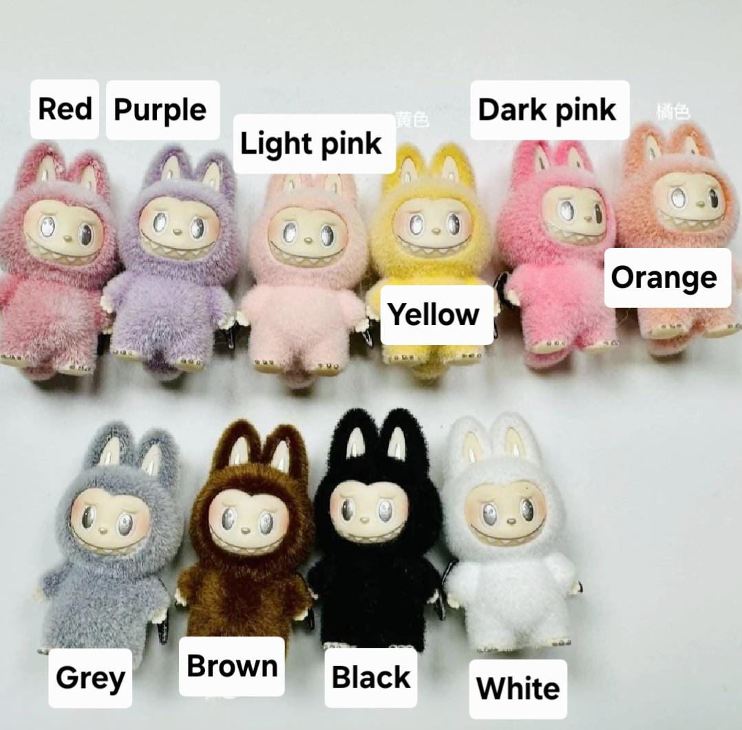 Labubu The Monsters soft short fur Bean! one-of-a-kind handmade pen!