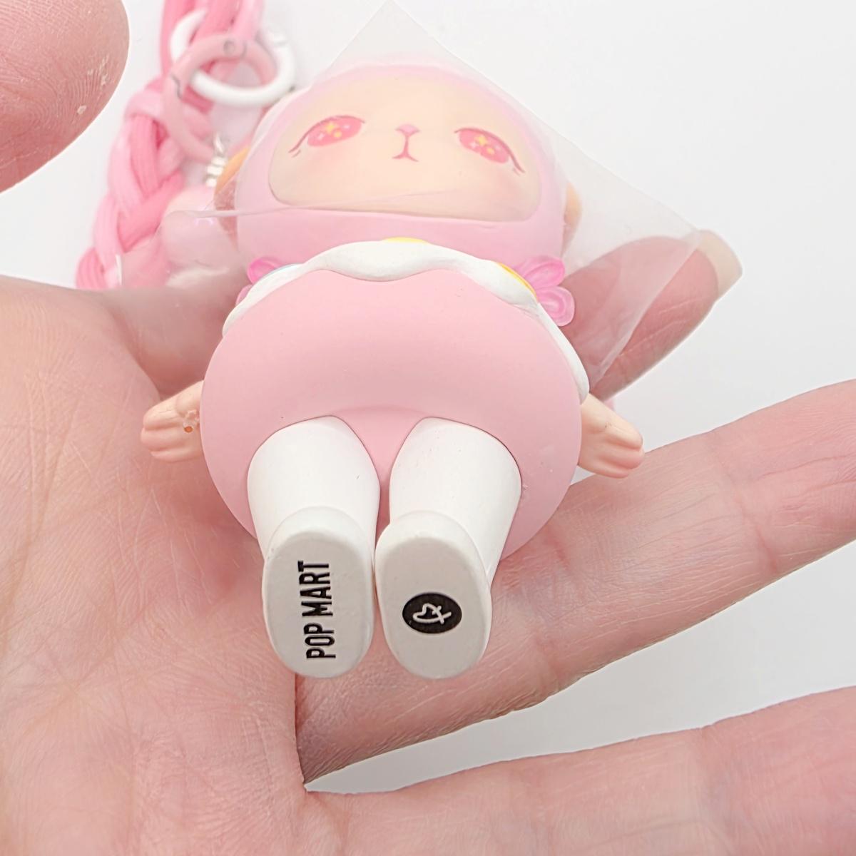 StudioNisy Authentic Popmart BUNNY horoscope with beaded keychain and Figure Kawaii | Cute Chain