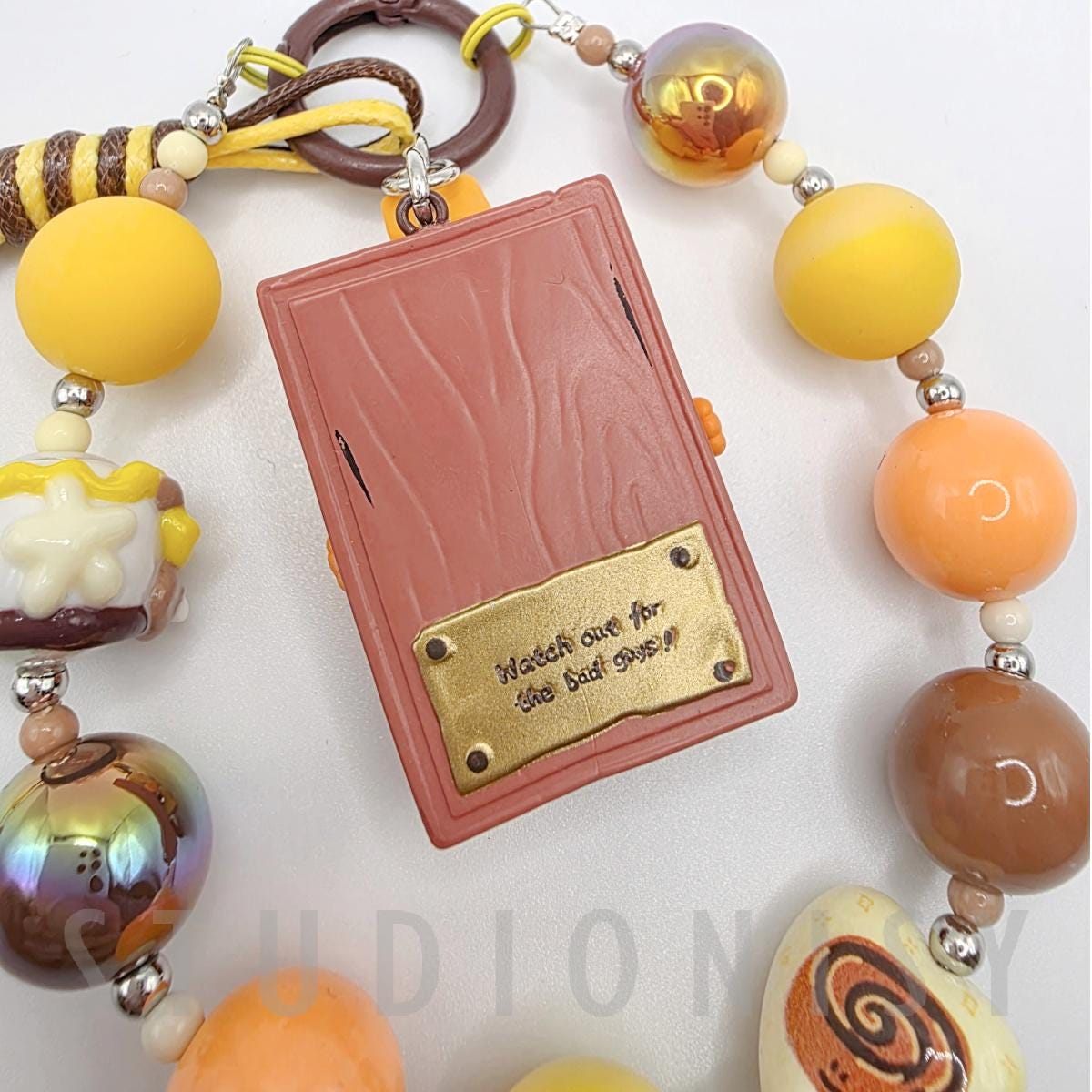 StudioNisy Zsiga Bean oneofakind handmade - keychain or phone charm