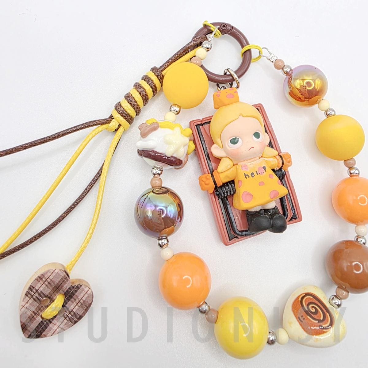 StudioNisy Zsiga Bean oneofakind handmade - keychain or phone charm