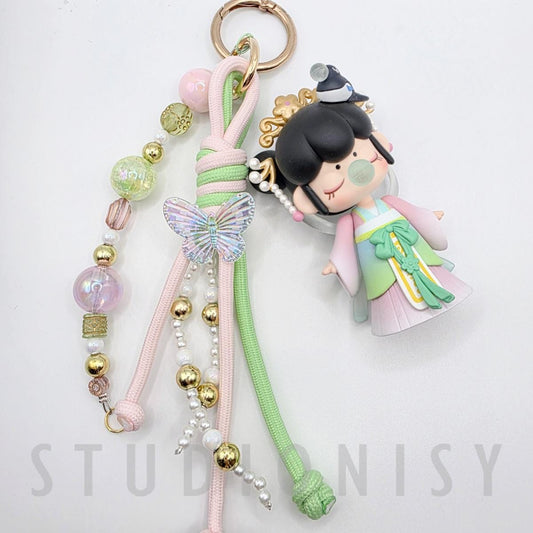 StudioNisy Blindbox Authentic Rolife Nanci keychain with beaded chain | phone or bag charm | Chinese Character