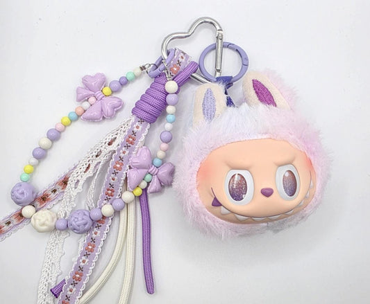 Nisi Handmade Labu Head Plush Keychain: BIE Big into Energy Bag Charm special