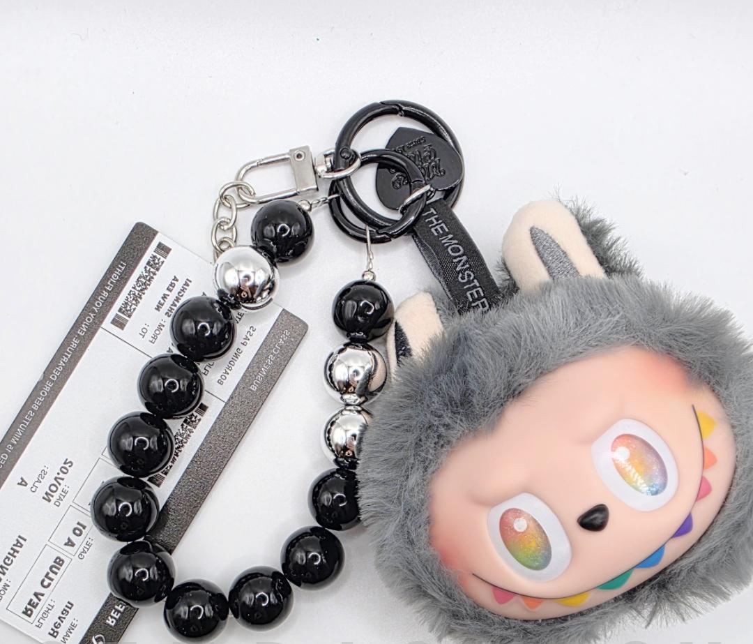 Nisi Handmade Labu Head Plush Keychain: BIE Big into Energy Bag Charm special