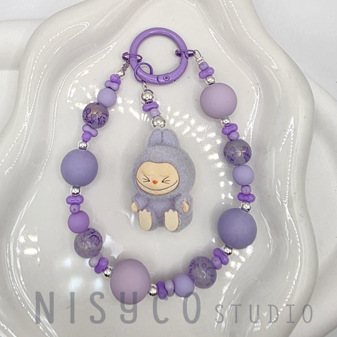 Nisi Handmade keychain/phone strap Labu The Monsters LOVE COLA Labu Bean