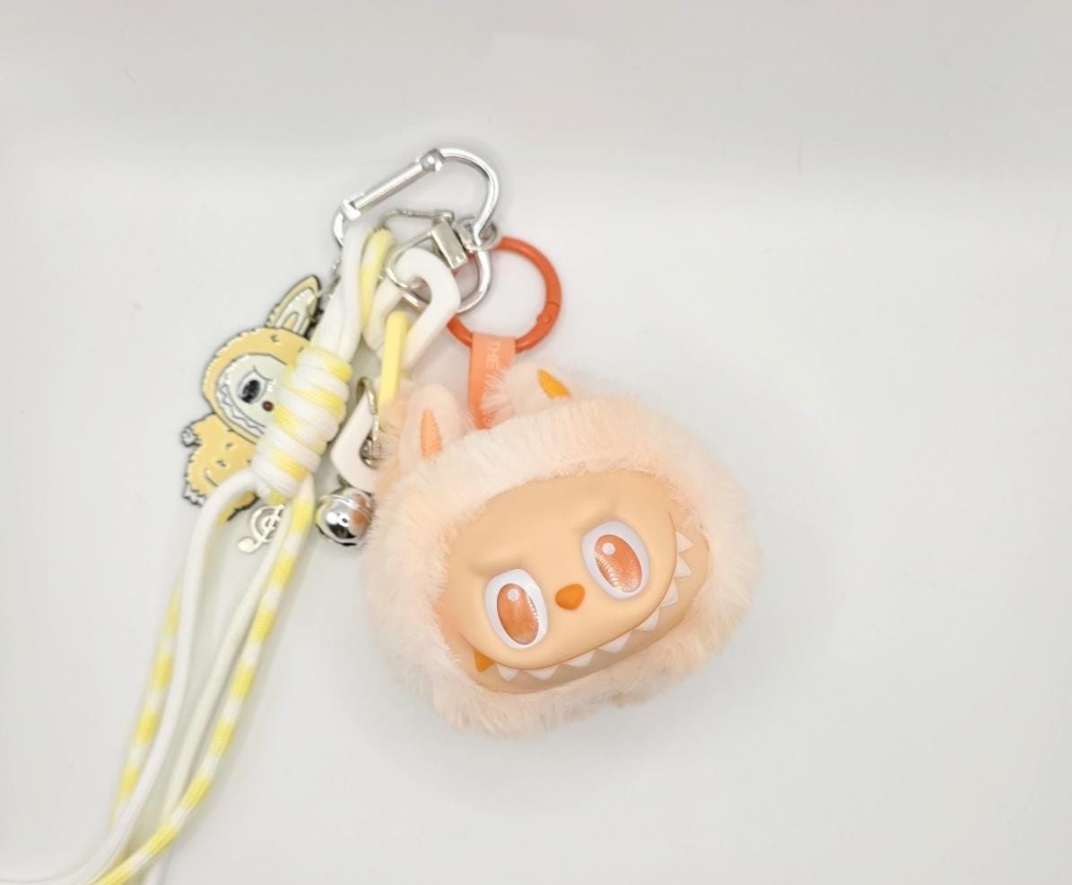 Nisi Handmade Labu Head Plush Keychain: BIE Big into Energy Bag Charm special