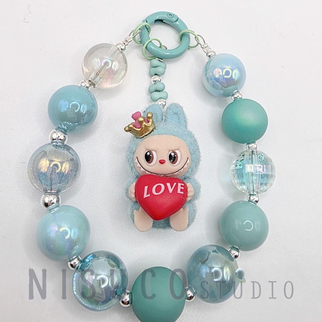Nisi Handmade keychain/phone strap Labu The Monsters LOVE COLA Labu Bean