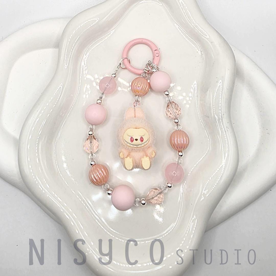 Nisi Handmade keychain/phone strap Labu The Monsters LOVE COLA Labu Bean