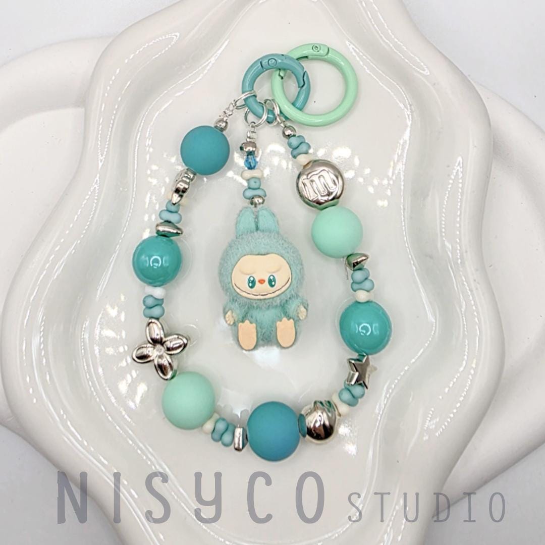 Nisi Handmade keychain/phone strap Labu The Monsters LOVE COLA Labu Bean