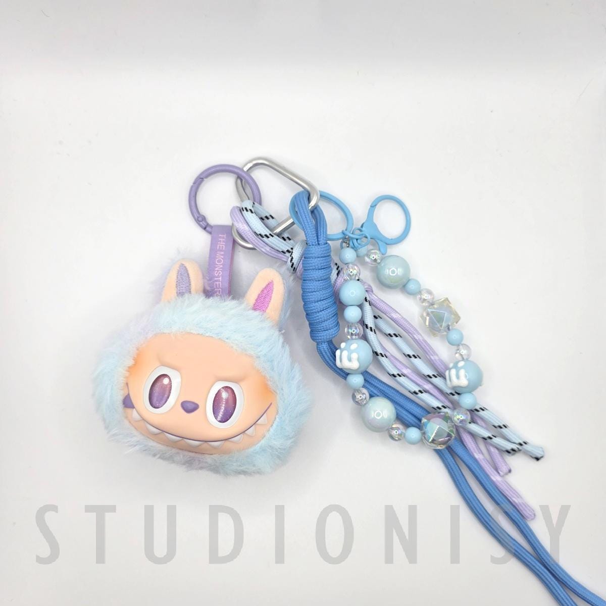 Nisi Handmade Labu Head Plush Keychain: BIE Big into Energy Bag Charm special