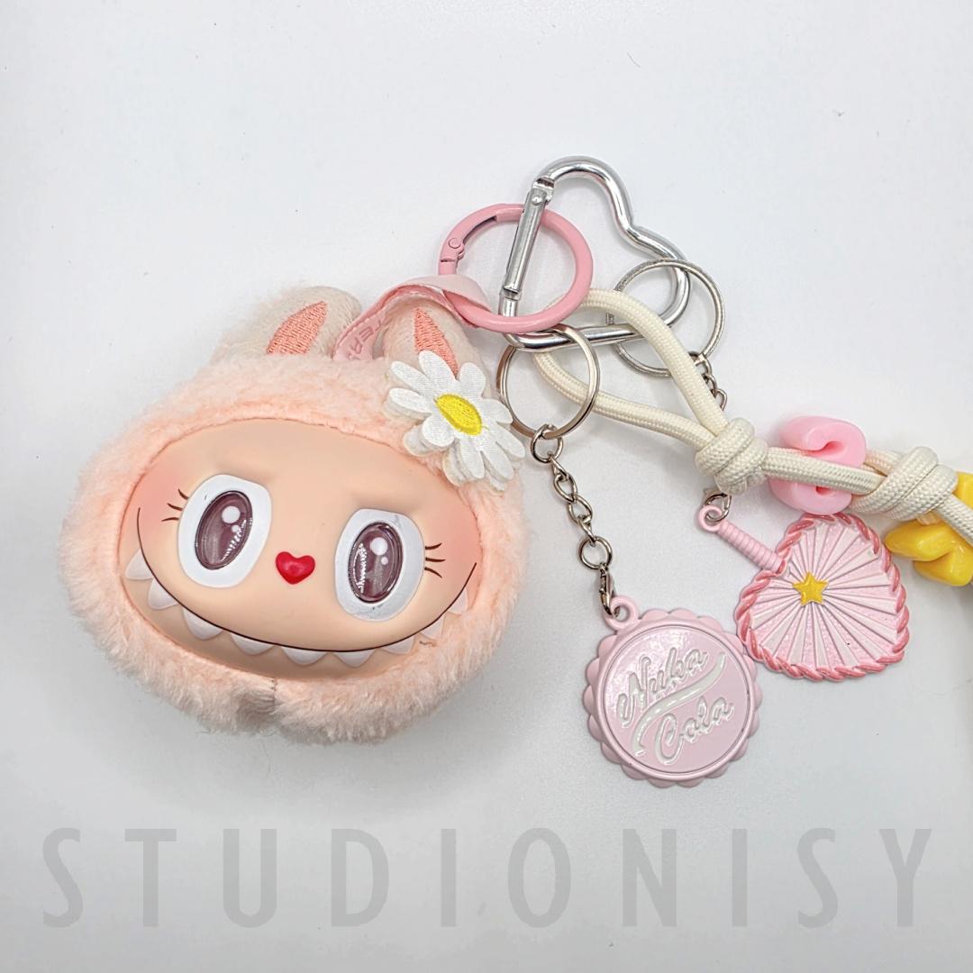 Nisi Handmade Labu Head Plush Keychain: BIE Big into Energy Bag Charm special
