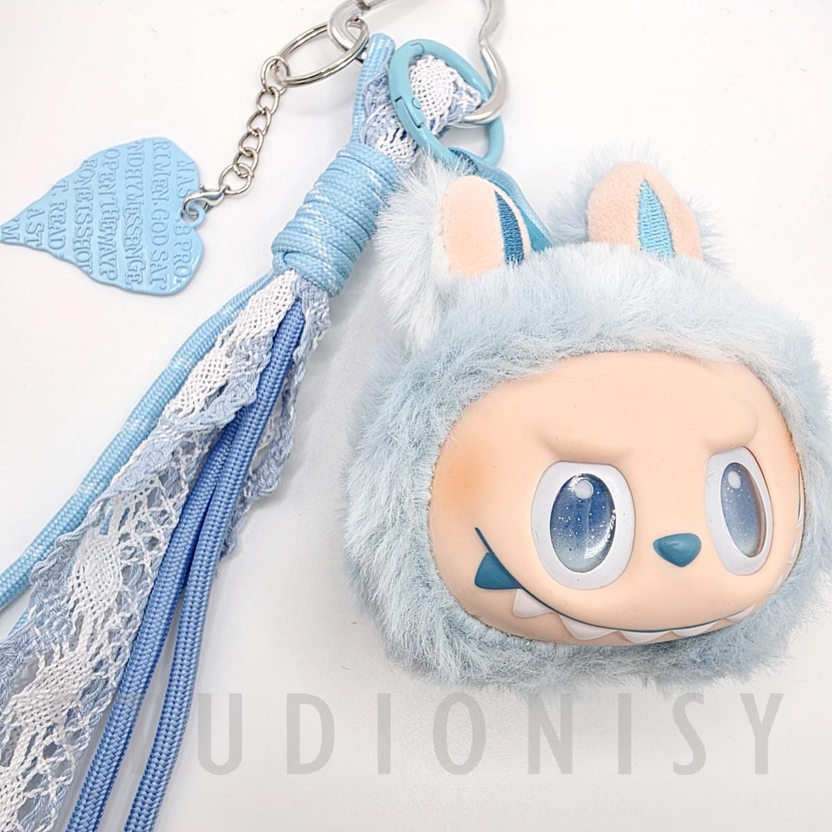 Nisi Handmade Labu Head Plush Keychain: BIE Big into Energy Bag Charm special