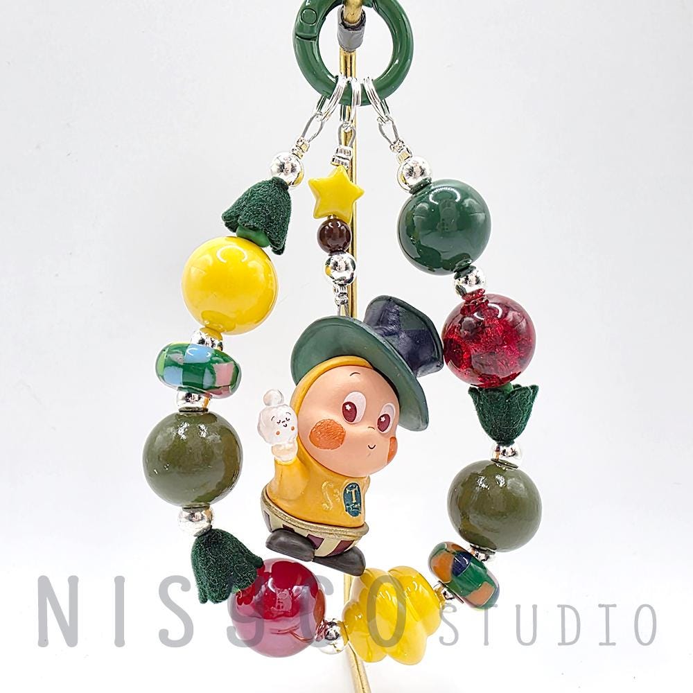 Nisi Handmade keychain/phone strap Twinkle Twinkle star beaded chain collection