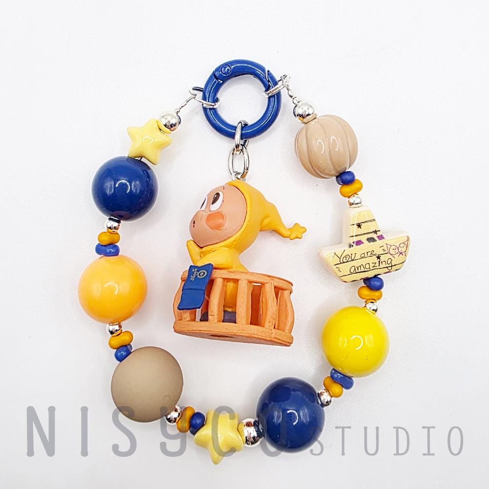 Nisi Handmade keychain/phone strap Twinkle Twinkle star beaded chain collection