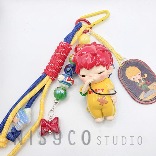 Authentic Popmart Nisi Handmade Blindbox Keychains with authenticity card and accessories