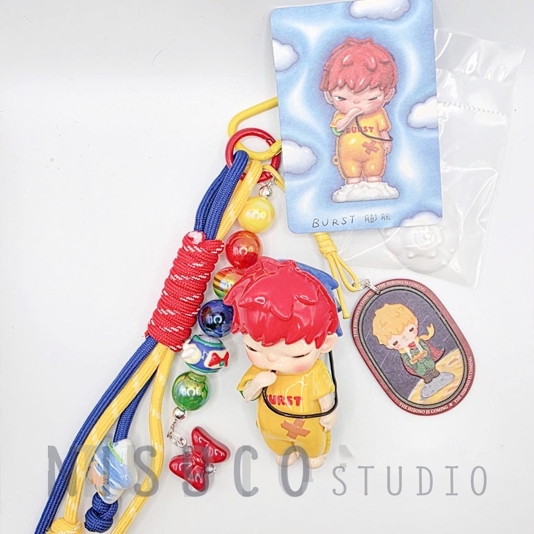 Authentic Popmart Nisi Handmade Blindbox Keychains with authenticity card and accessories