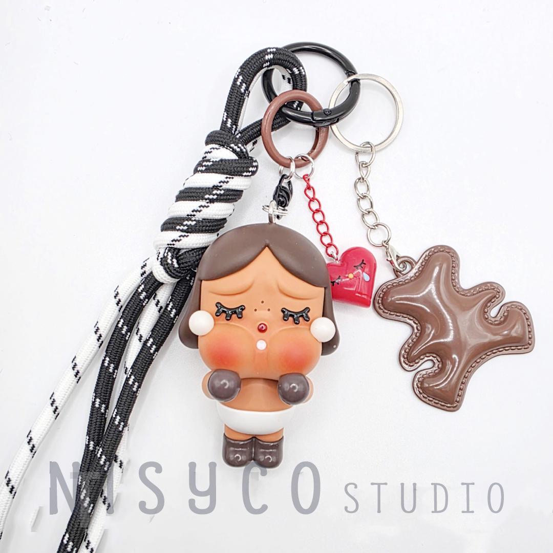 Authentic Popmart Nisi Handmade Blindbox Keychains with authenticity card and accessories