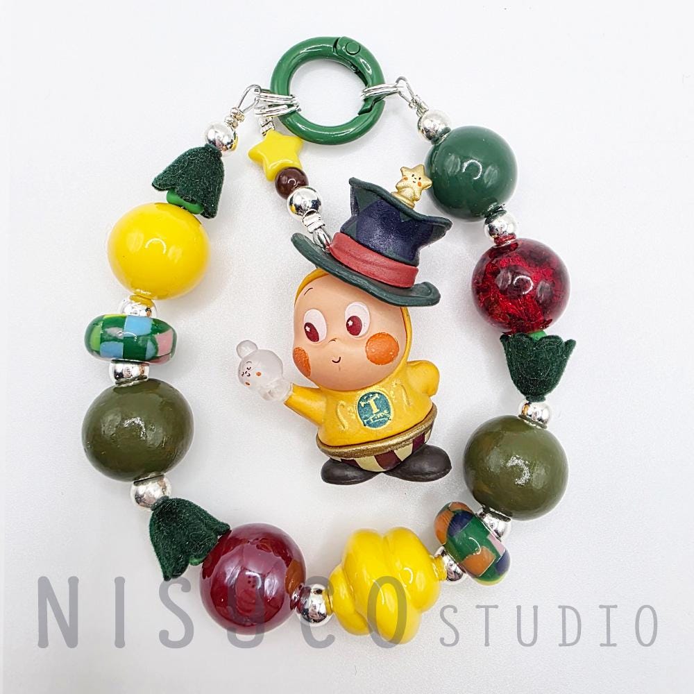 Nisi Handmade keychain/phone strap Twinkle Twinkle star beaded chain collection
