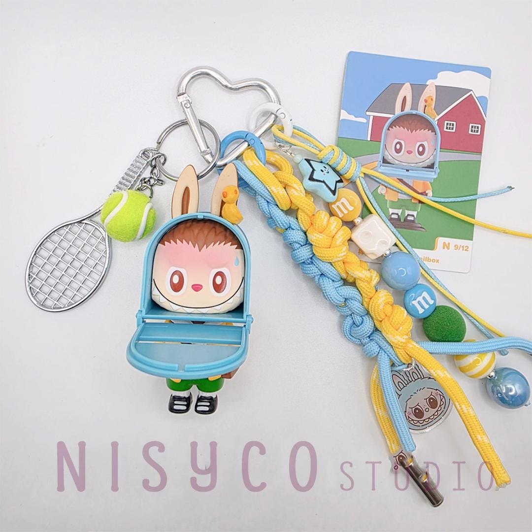 Authentic Popmart Nisi Handmade Blindbox Keychains with authenticity card and accessories