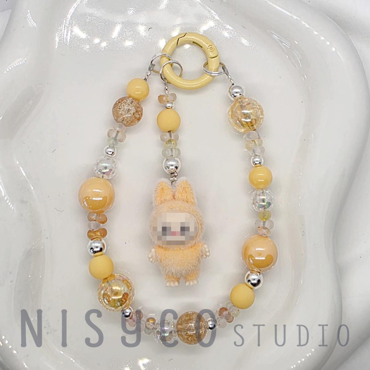 Nisi Handmade keychain/phone strap Labu LOVE COLA Labu Bean