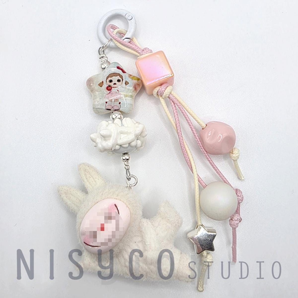 Nisi Handmade keychain/phone strap Labu LOVE COLA Labu Bean