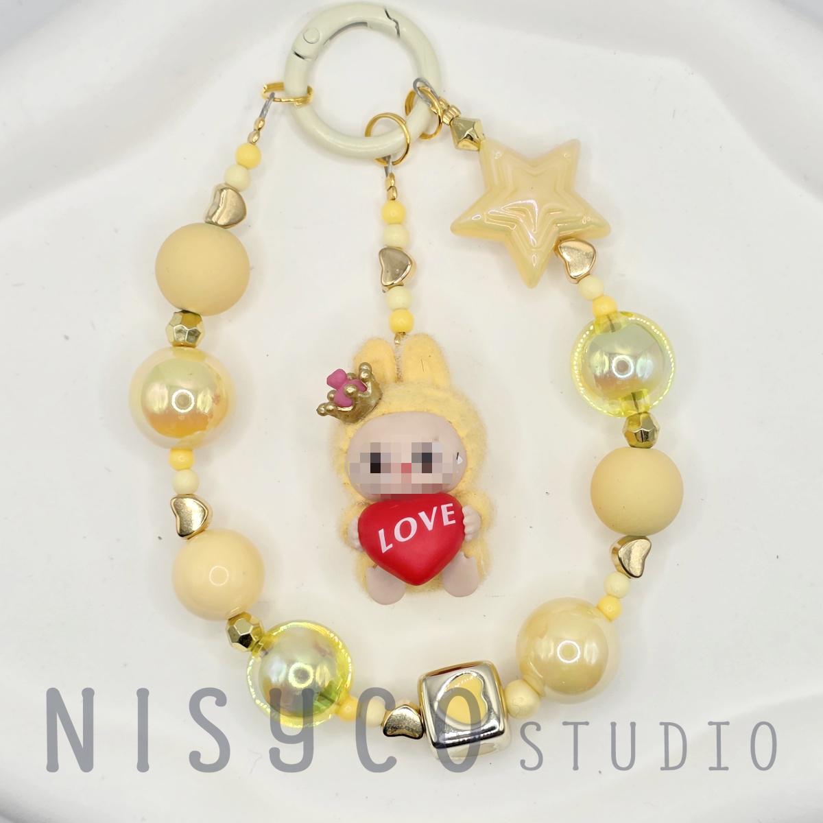 Nisi Handmade keychain/phone strap Labu LOVE COLA Labu Bean