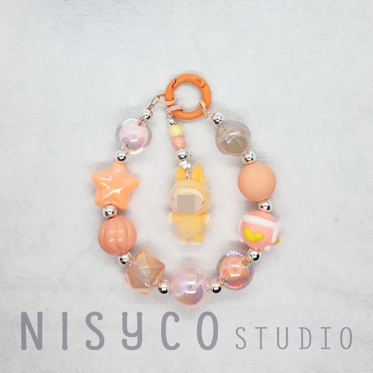 Nisi Handmade keychain/phone strap Labu LOVE COLA Labu Bean