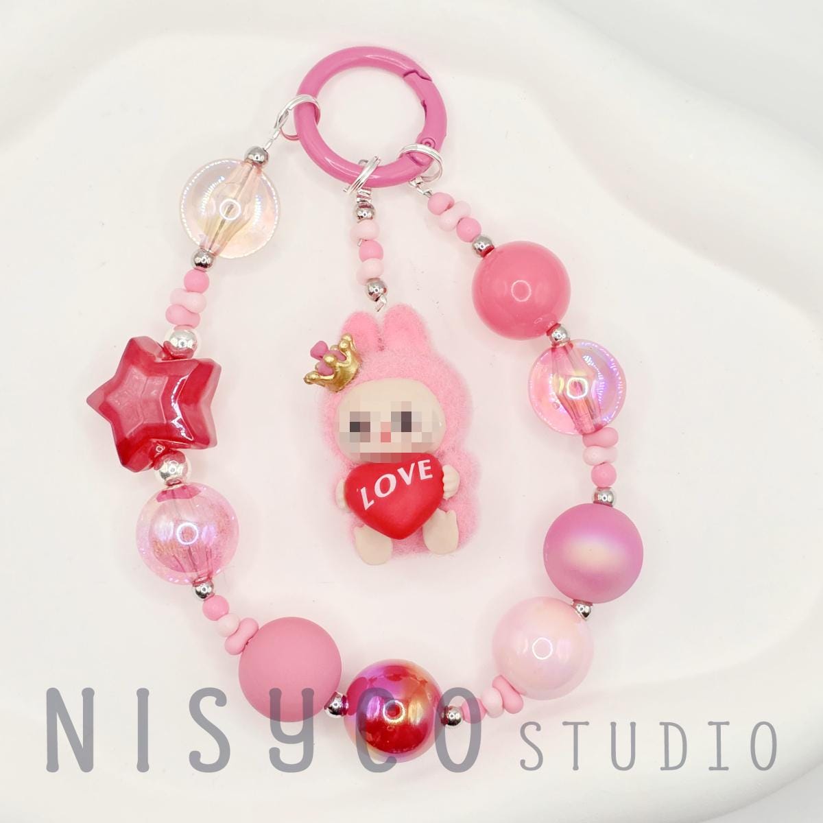 Nisi Handmade keychain/phone strap Labu LOVE COLA Labu Bean