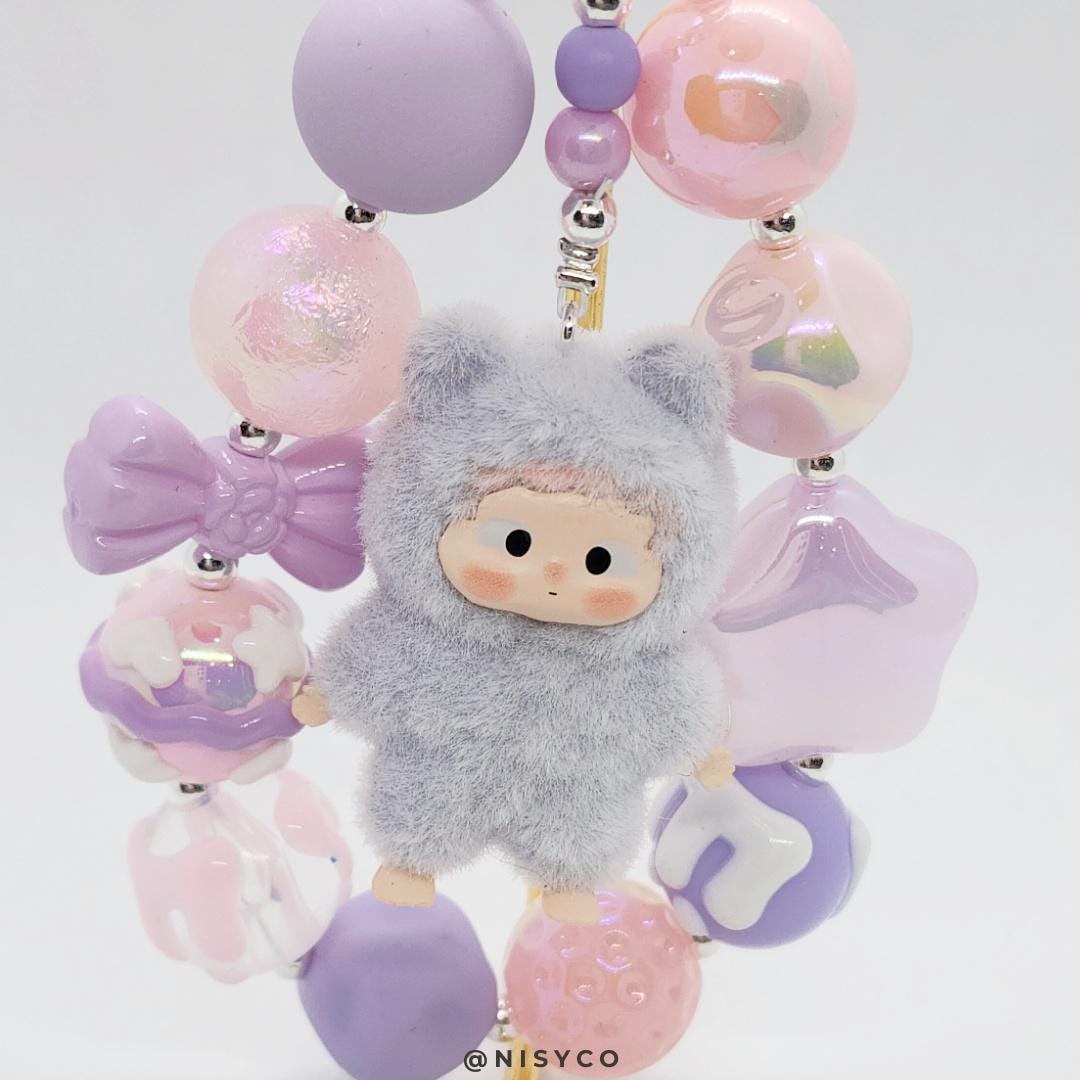 Nisi Handmade keychain/phone strap molly zsiga pucky dora
