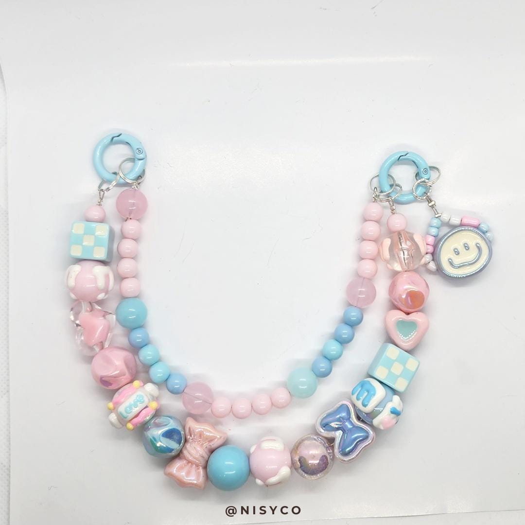 Nisi Handmade keychain/phone strap molly zsiga pucky dora