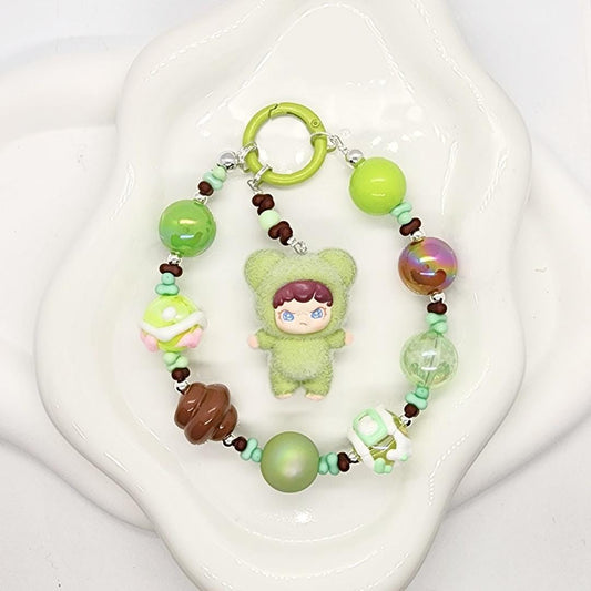 Nisi Handmade keychain/phone strap molly zsiga pucky dora